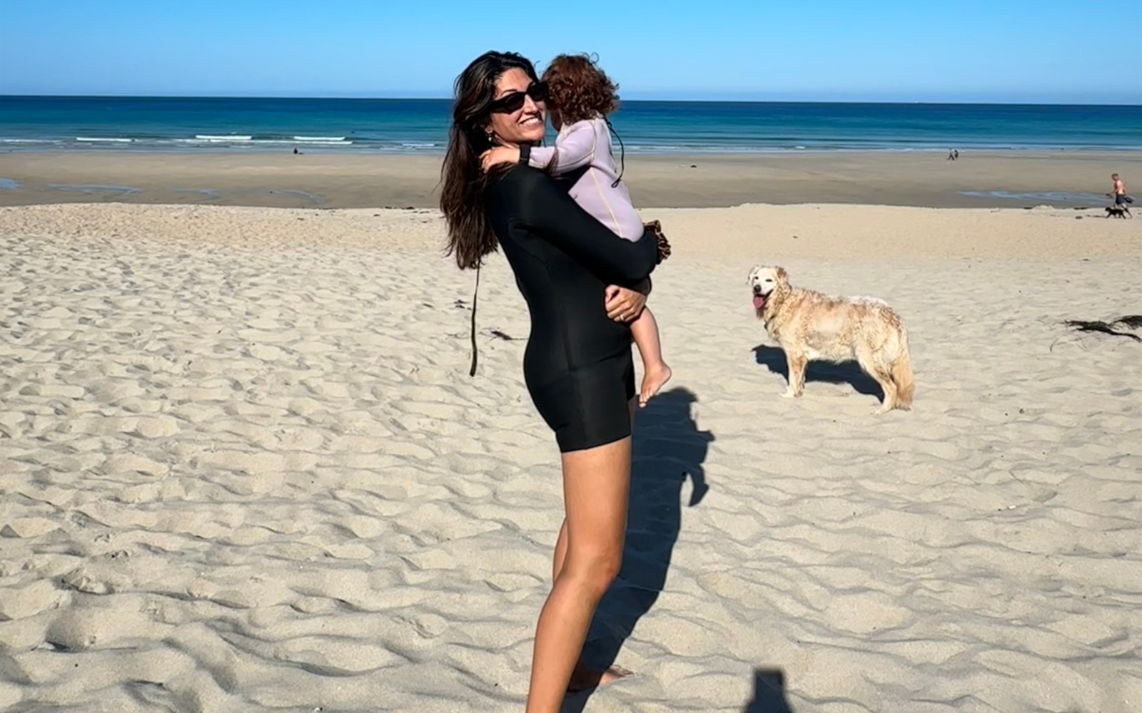 Post-surf, sun out, toddler and Foamie in tow. This is my happy place