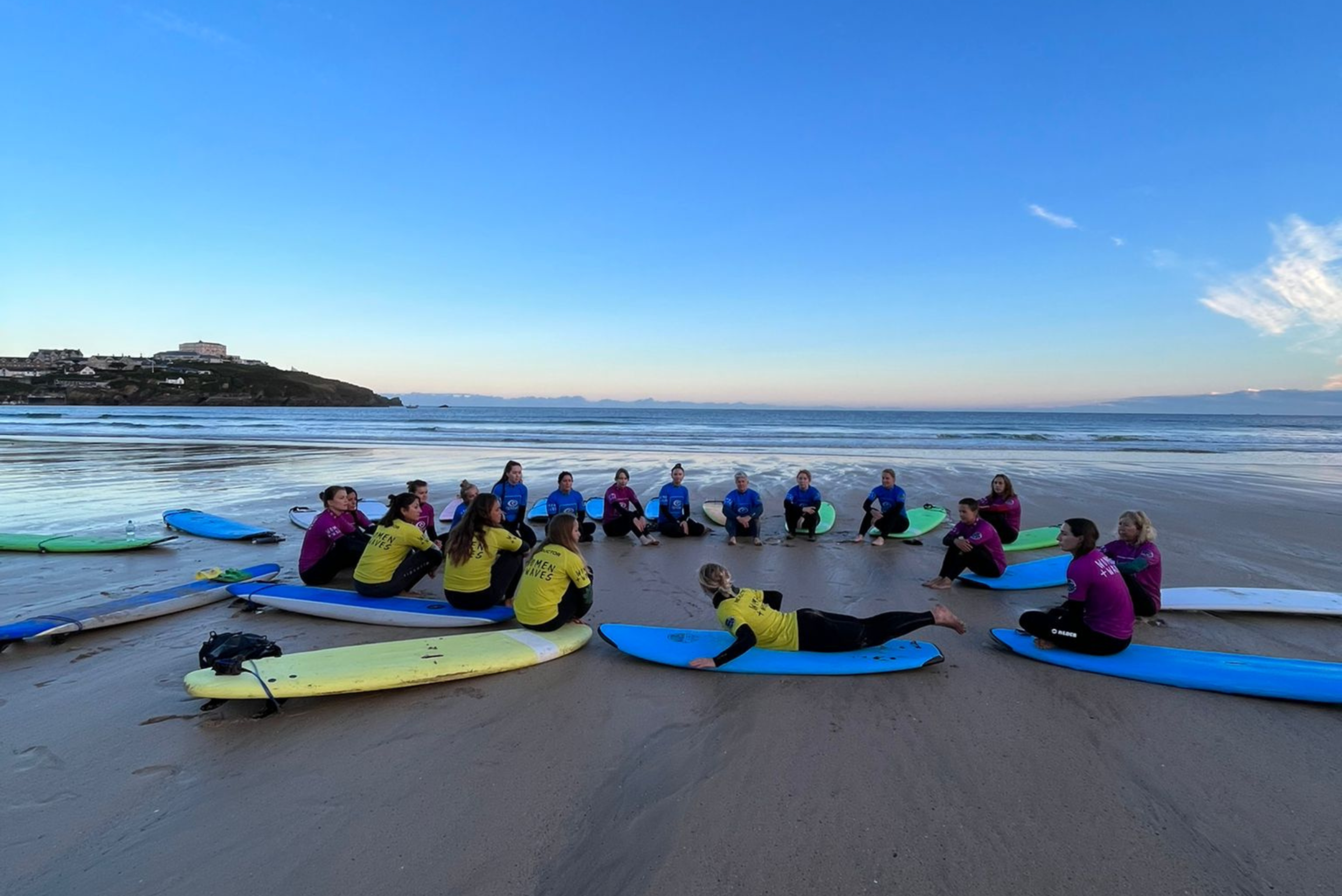 Womens Surfing Lesson