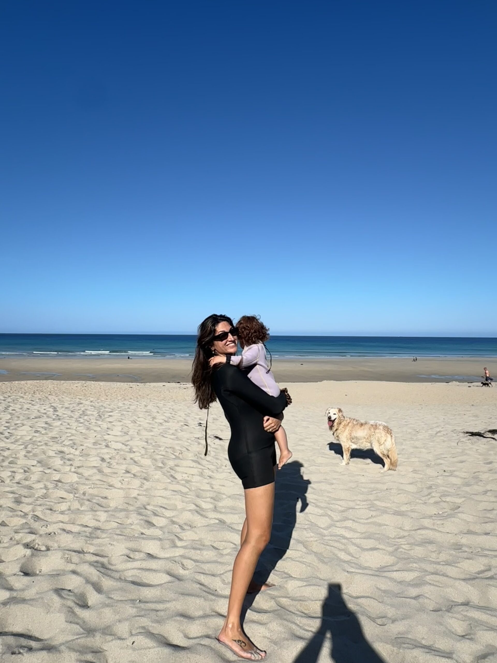 Rachel on beach