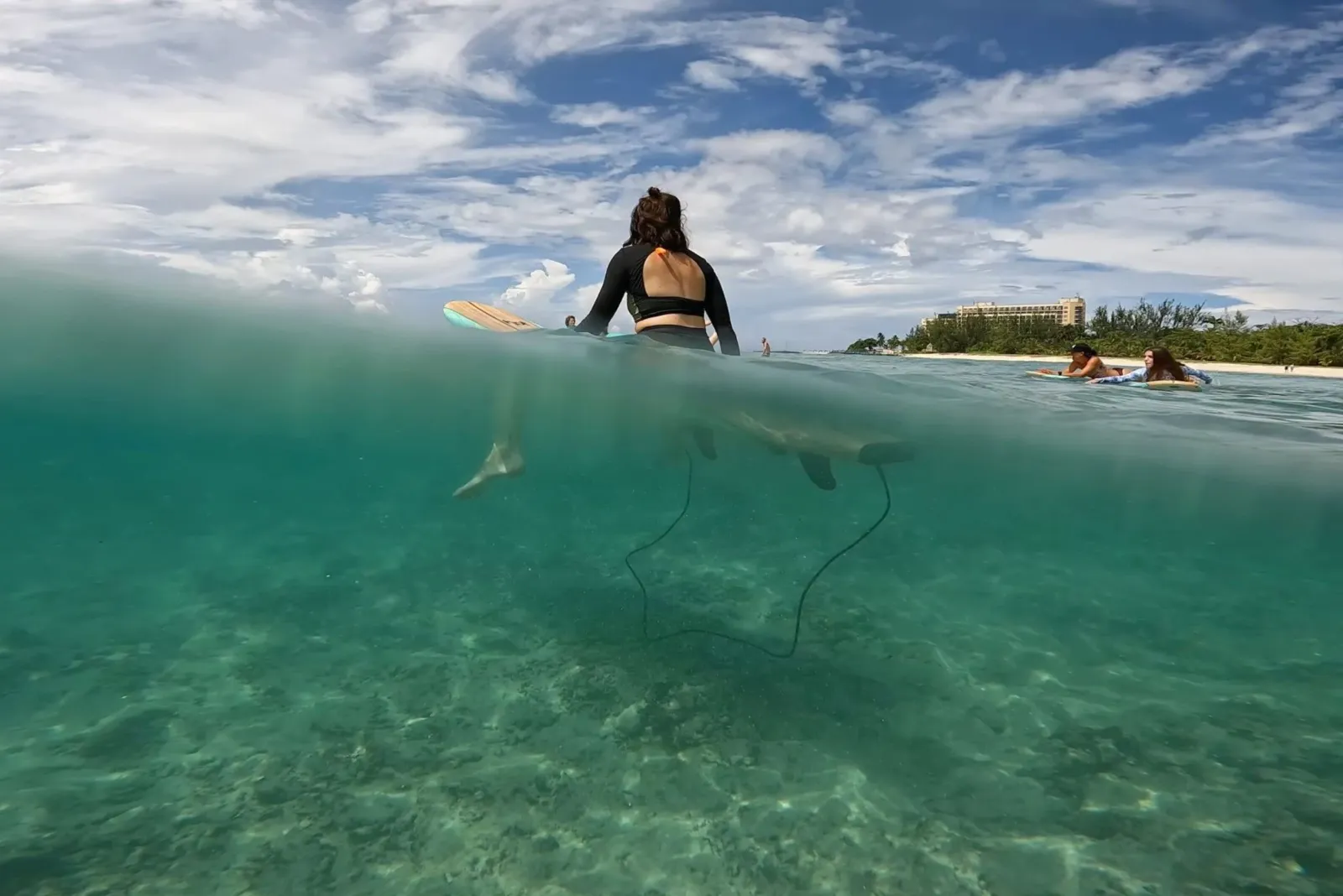 Barbados surfer
