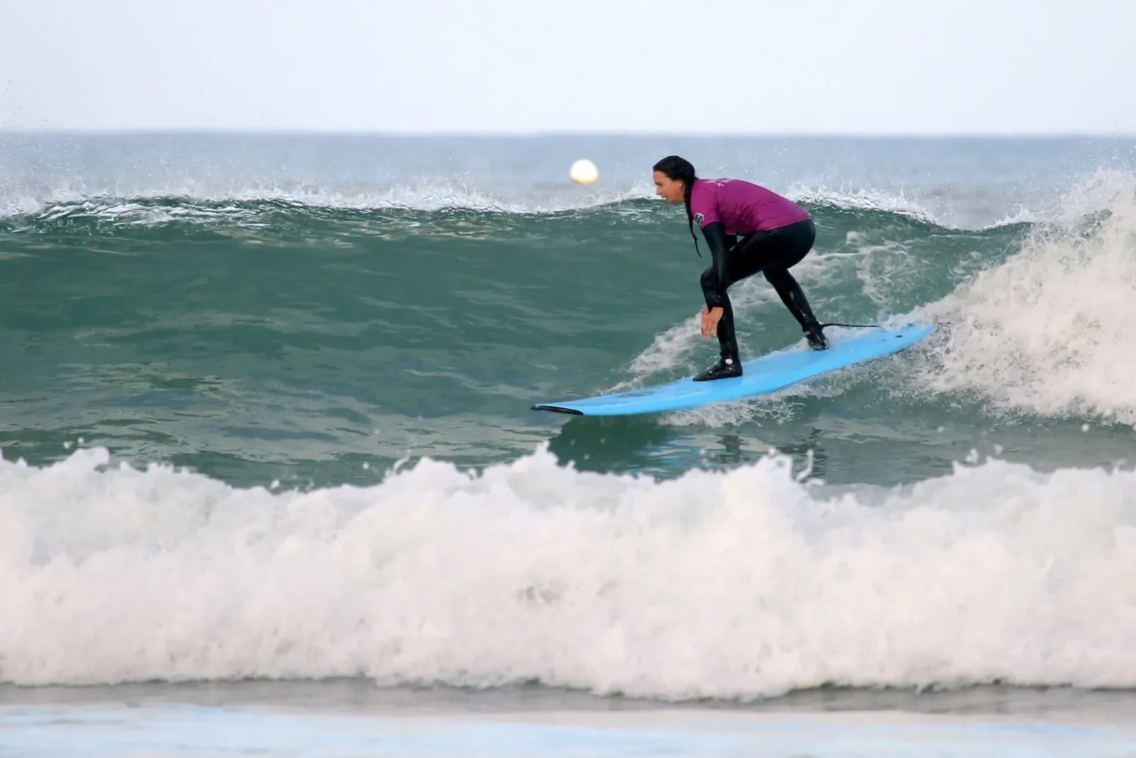 Surfer on wave