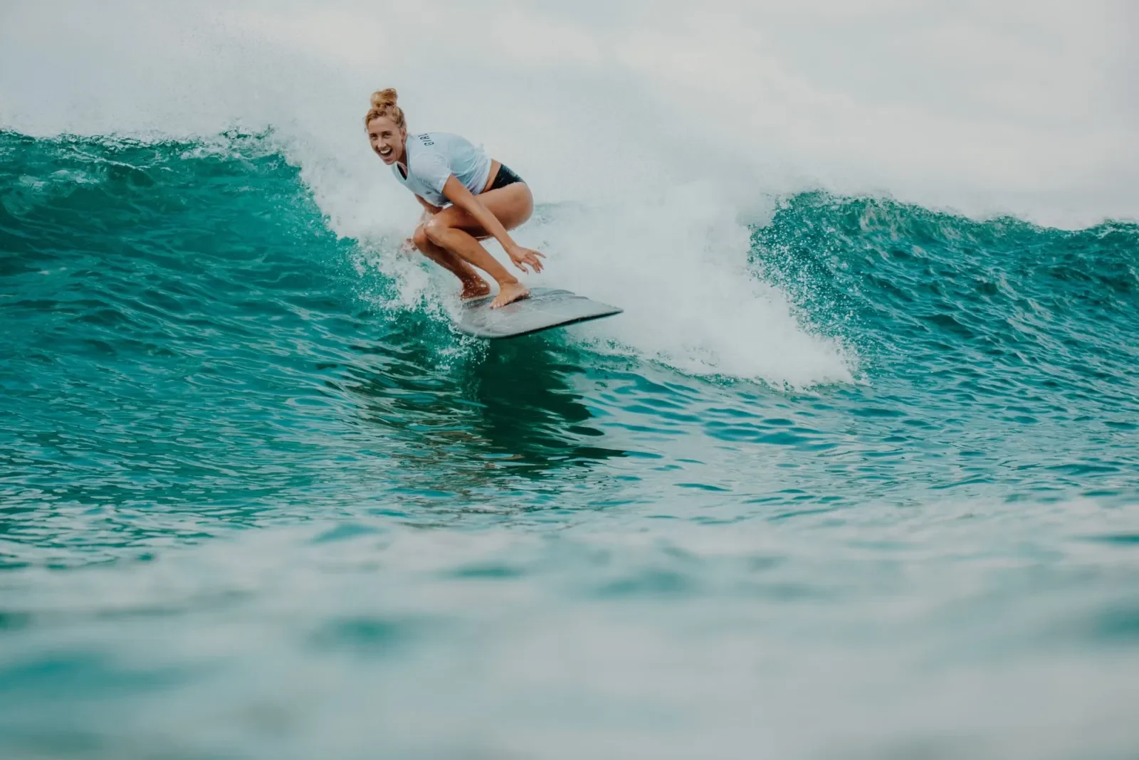 Girl surfer