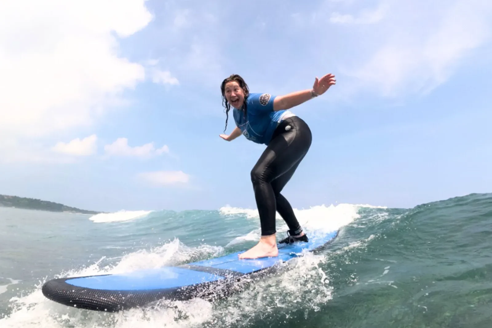 Bali lady surf trip