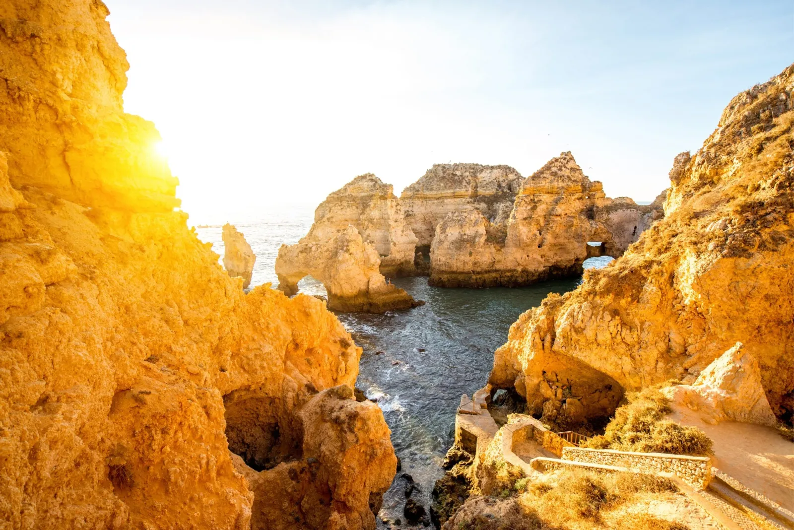 Portugal surf camp cliffs