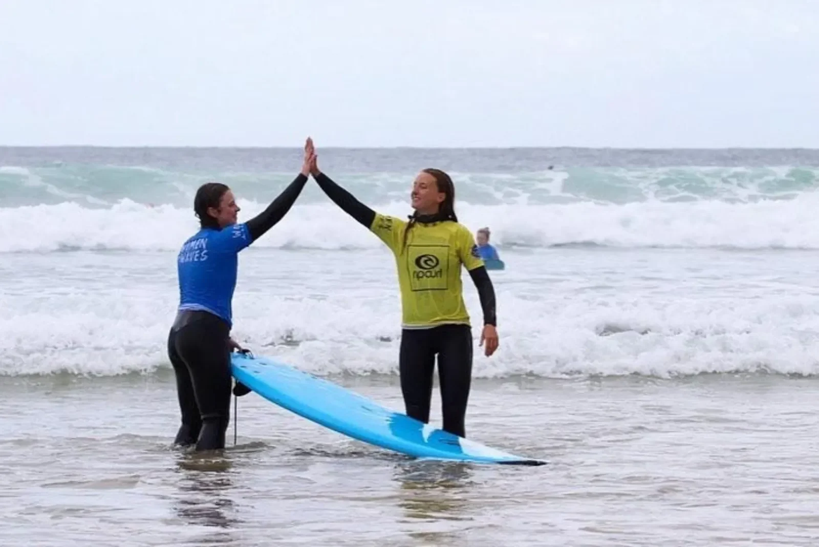 Girl surfers
