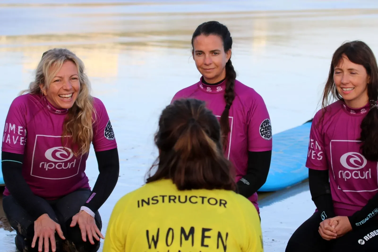 Female surfers