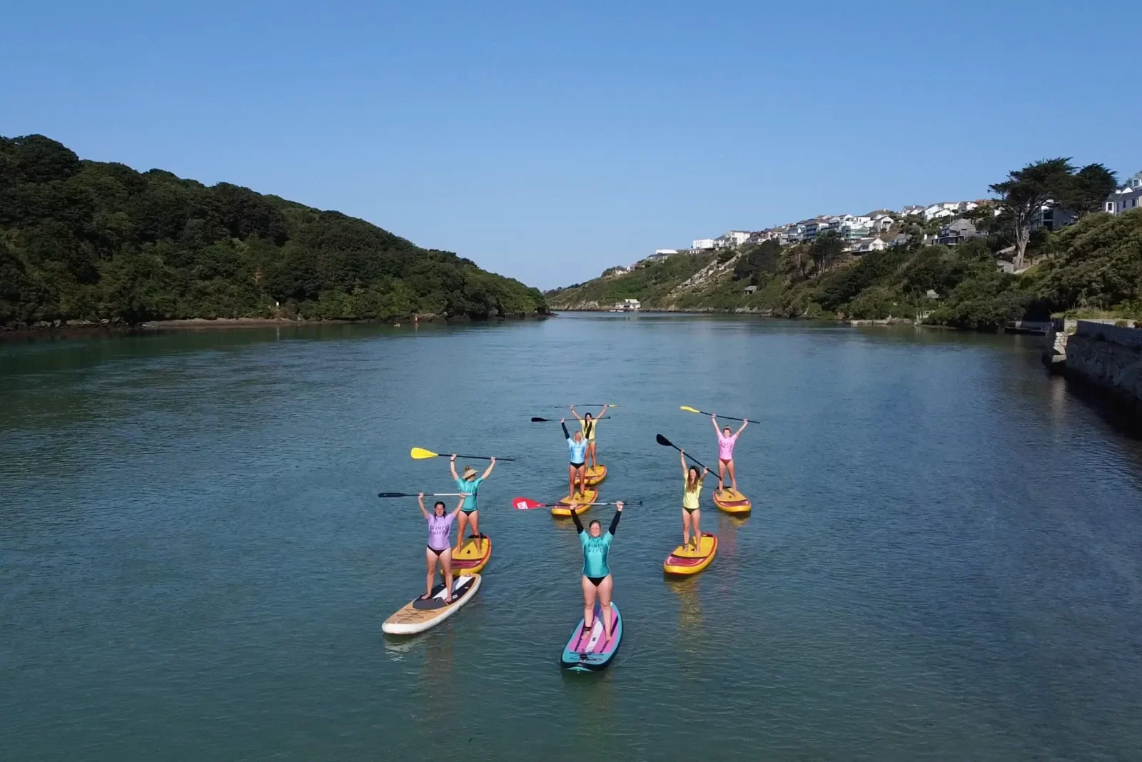 Water Women Weekend paddleboarding