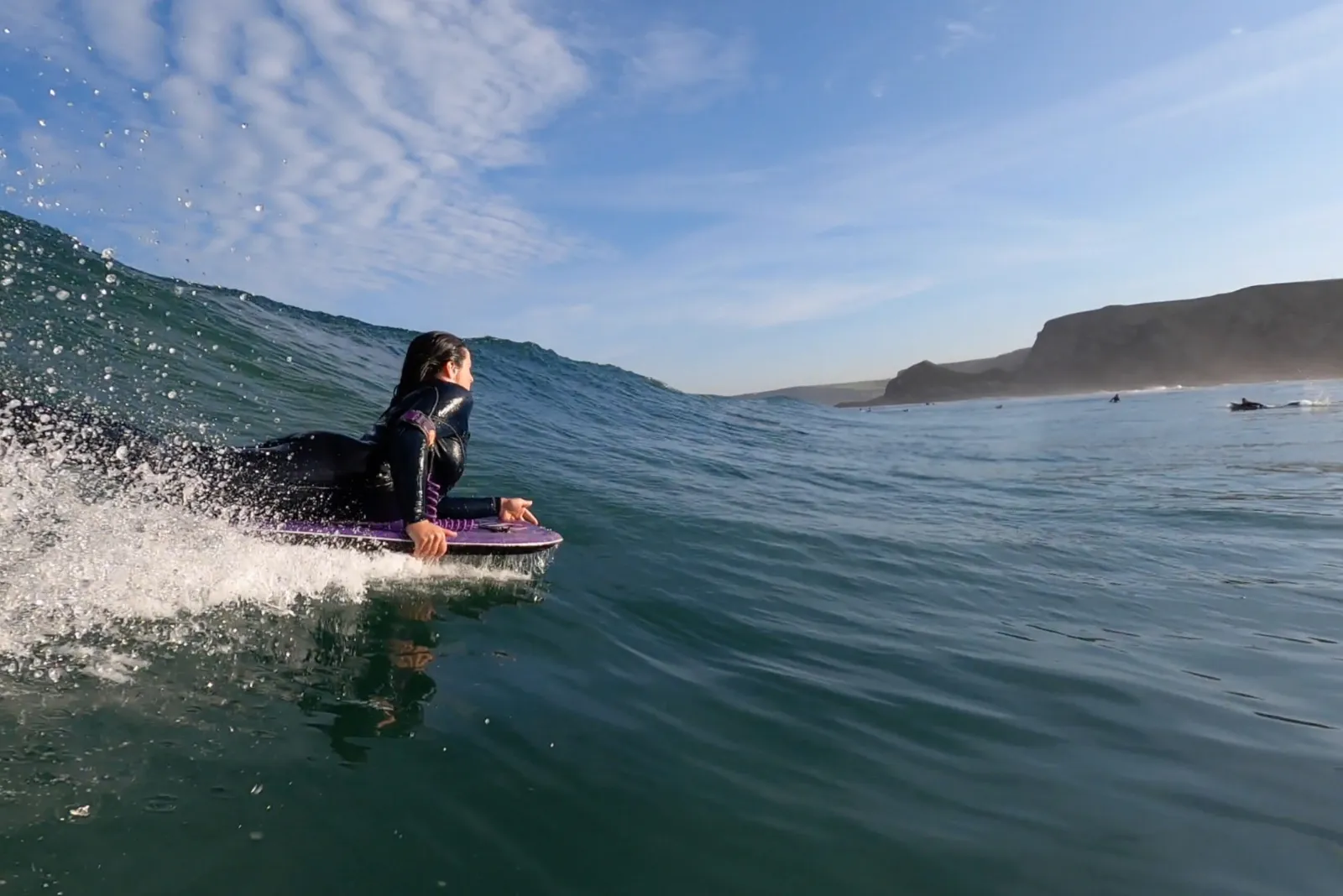 Bodyboarding women